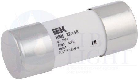 Плавкая вставка цилиндрическая ПВЦ 22х58 gG 100А IEK CFL22-0100
