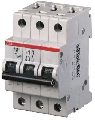 Автомат 3P 25А S200 (25 кА, C) ABB 2CDS283001R0254