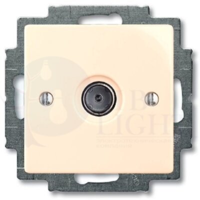 ABB BJB Basic 55 Беж Розетка TV оконечная ABB 1724-0-4280