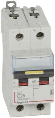 Автомат 2P 25А DX3 (16 кА, C) Legrand 409570