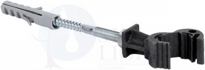 Держатель фасадный пластиковый с дюбелем L=160мм EKF PROxima EKF lp-41160