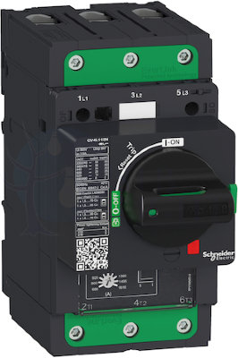 АВТ.ВЫКЛ GV4L С МАГНИТНЫМ РАСЦЕПИТЕЛЕМ 80A 25kA ЗАЖИМ EVERLINK Schneider Electric GV4L80B