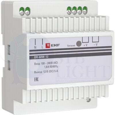 Блок питания 12В DR-60W-12 EKF PROxima EKF dr-60w-12