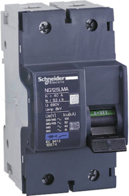 Автомат 2P 80А Acti 9 (7.5 кА, MA) Schneider Electric 18876