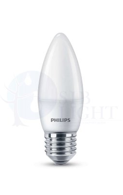Светодиодная лампа Philips E27 6.5W = 75W теплый белый свет Essential арт. 929001886707