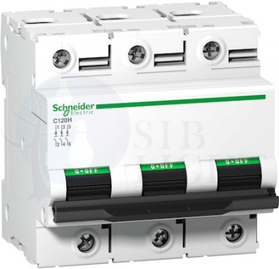 Автоматический выключатель 3 полюса, 63А, B, 15 кА Schneider Electric A9N18423