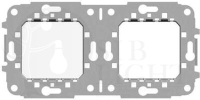 Суппорт стальной на 2 поста без монтажных лапок на 4 модуля ABB 2CLA227290N1001