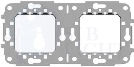 Суппорт стальной на 2 поста без монтажных лапок на 4 модуля ABB 2CLA227290N1001