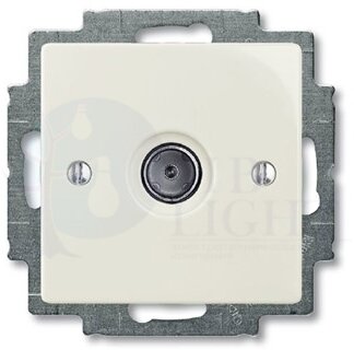 ABB BJB Basic 55 Шале (бел) Розетка TV оконечная ABB 1724-0-4317