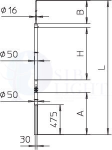 Молниеприемная мачта изолированная 6 м OBO Bettermann 5408940