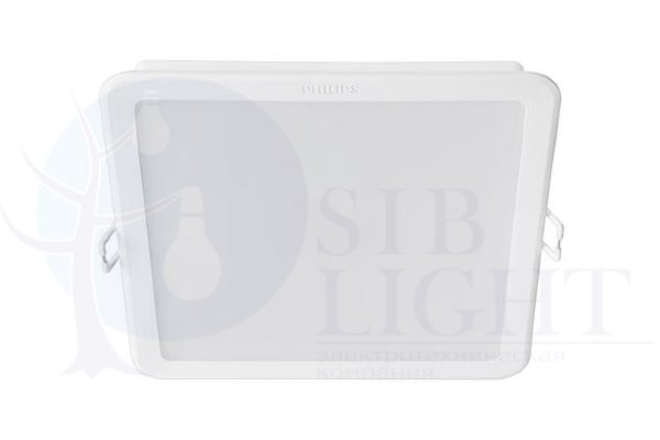 Светильник встраиваемый светодиодный Philips Meson 9Вт, 105мм, квадратный, нейтральный белый свет арт. 915005747501