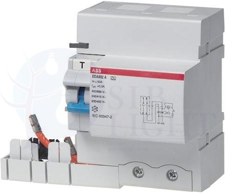 Блок.диф.тока DDA802 AC-63/0,03 ABB 2CSB802001R1630