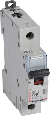 Автомат 1P 40А DX3-E (6 кА, C) Legrand 407267