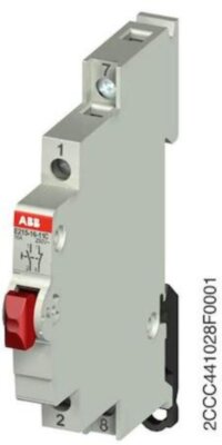 Выключ кнопочный E215-16-11C красный ABB 2CCA703151R0001