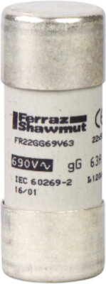 ПРЕДОХРАНИТЕЛЬ ТИП GG,РАЗМЕР 22X58.80А Schneider Electric DF2FN80
