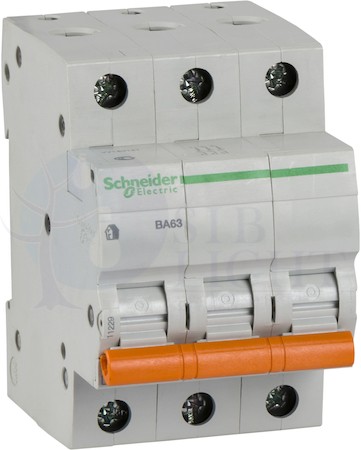 Автомат 3P 63А Домовой (4.5 кА, C) Schneider Electric 11229