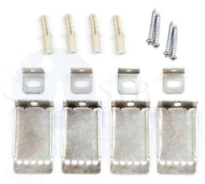 Комплект настенно-потолочного крепления для светодиодных панелей UFL-F02 SILVER 100 POLYBAG, короткий Uniel UL-00000422