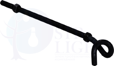 Крюк спиральный КСА12-55/200 (BQC 12-55) IEK UKS-12-12-55