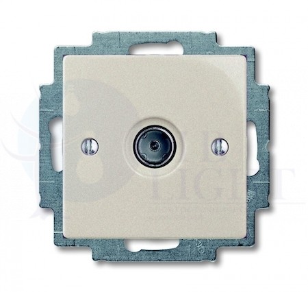 ABB BJB Basic 55 Шамп Розетка TV оконечная ABB 1724-0-4310