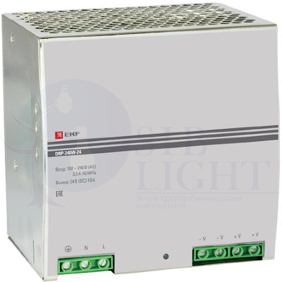 Блок питания 24В PROxima EKF drp-240w-24