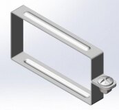 043345 Хомут крышки лотка универсальный 400х50 Ostec ХКУ-400х50