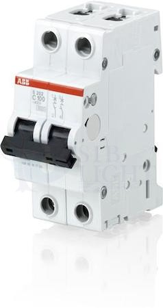 Автомат 2P 80А S200 (6 кА, C) ABB 2CDS252001R0804