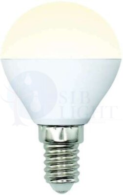 Лампа светодиодная с трехступенчатым диммером 100-50-10 LED 6вт 175-250В шар 510Лм Е14 3000К Uniel Multibrigh Uniel UL-00002375
