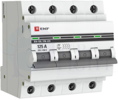 Выключатель нагрузки 4P 125А ВН-125 PROxima EKF SL125-4-125-pro