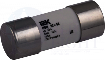Плавкая вставка цилиндрическая ПВЦ 22х58 gG 80А IEK CFL22-080
