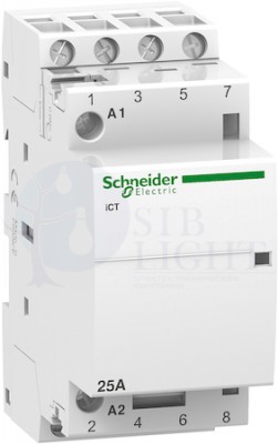 МОДУЛЬНЫЙ КОНТАКТОР iCT25A 4НО 24В АС 50ГЦ Schneider Electric A9C20134
