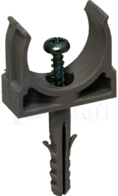 Держатель с защёлкой и дюбелем CT20 IEK CTA10D-CT20-K41-100