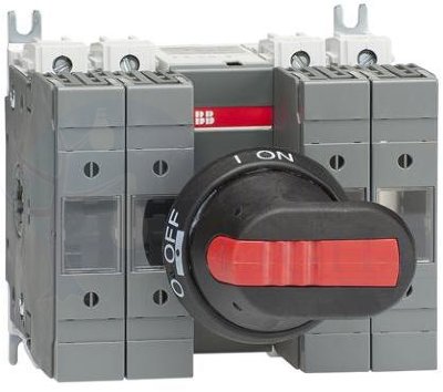 Рубильник OS63GD22N2P с ручкой под предохранители DIN-000 ABB 1SCA115230R1001