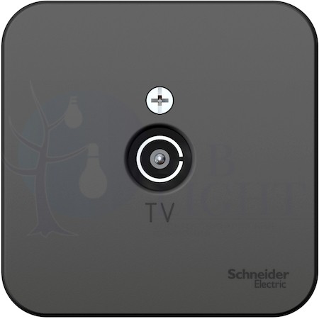Розетка телевизионная Blanca (TV, в сборе, о/у, антрацит) Schneider Electric BLNTA000016