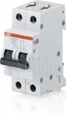 Автомат 1P+N 10А S200 (25 кА, C) ABB 2CDS271103R0104