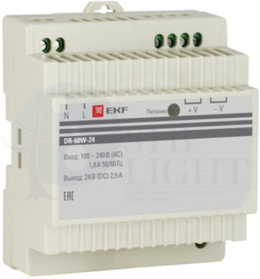 Блок питания 24В PROxima EKF dr-60w-24