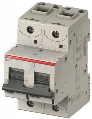 Автомат 2P 80А S800 (15 кА, C) ABB 2CCS882001R0804