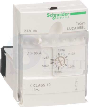 блок управления стандартный 1,25-5A 24VDC CL10 3P Schneider Electric LUCA05BL