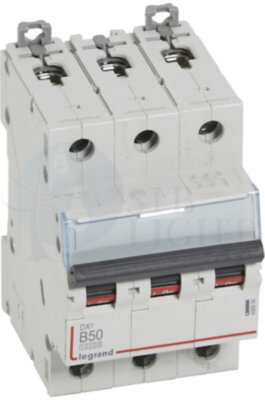 Автомат 3P 50А DX3 (16 кА, B) Legrand 408996