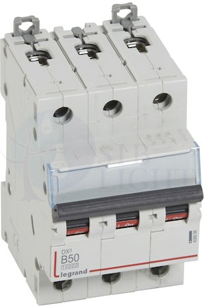 Автомат 3P 50А DX3 (16 кА, B) Legrand 408996
