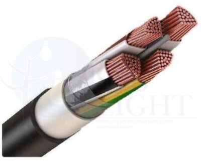 Кабель плоский ППГнг(A)-HF 3x2.5 N PE ок 0.66 кВ (ТРТС, м) Энергокабель ЭК000024308
