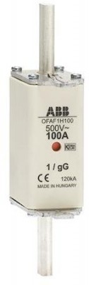Предохранитель OFAF1H160 160A тип gG размер1, до 500В ABB 1SCA022627R4310