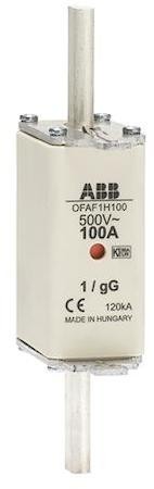 Предохранитель OFAF1H160 160A тип gG размер1, до 500В ABB 1SCA022627R4310