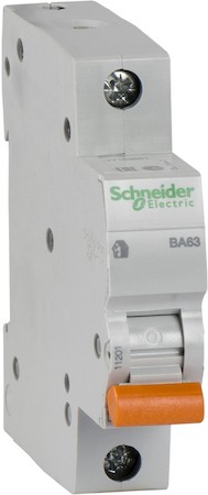 Автомат 1P 6А Домовой (4.5 кА, C) Schneider Electric 11201