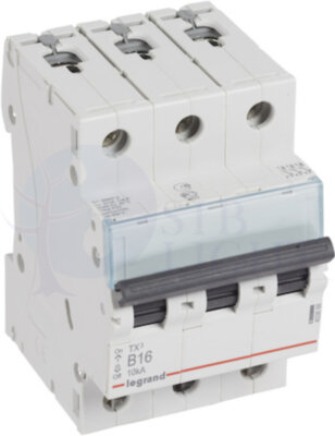 Автомат 3P 16А TX3 (10 кА, B) Legrand 403888