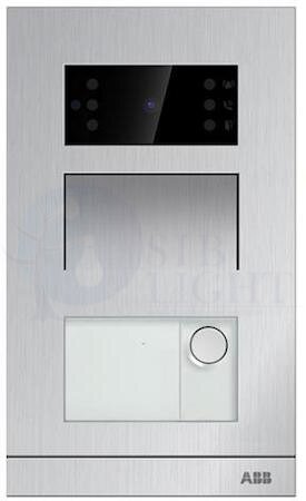 Станция вызова, видео, одноклавишная, сталь ABB M21321P1-S