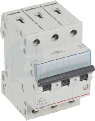 Автомат 3P 16А TX3 (10 кА, B) Legrand 404000