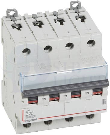 Автомат 4P 25А DX3 (16 кА, B) Legrand 409067