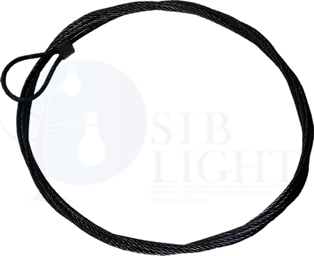 Трос стальной с петлей 10м IEK CLP1M-SRL-2-10