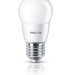 Светодиодная лампа Philips E27 3W = 20W теплый свет Essential