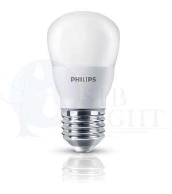Светодиодная лампа Philips E27 4W = 40W теплый свет EyeComfort арт. 929001160907